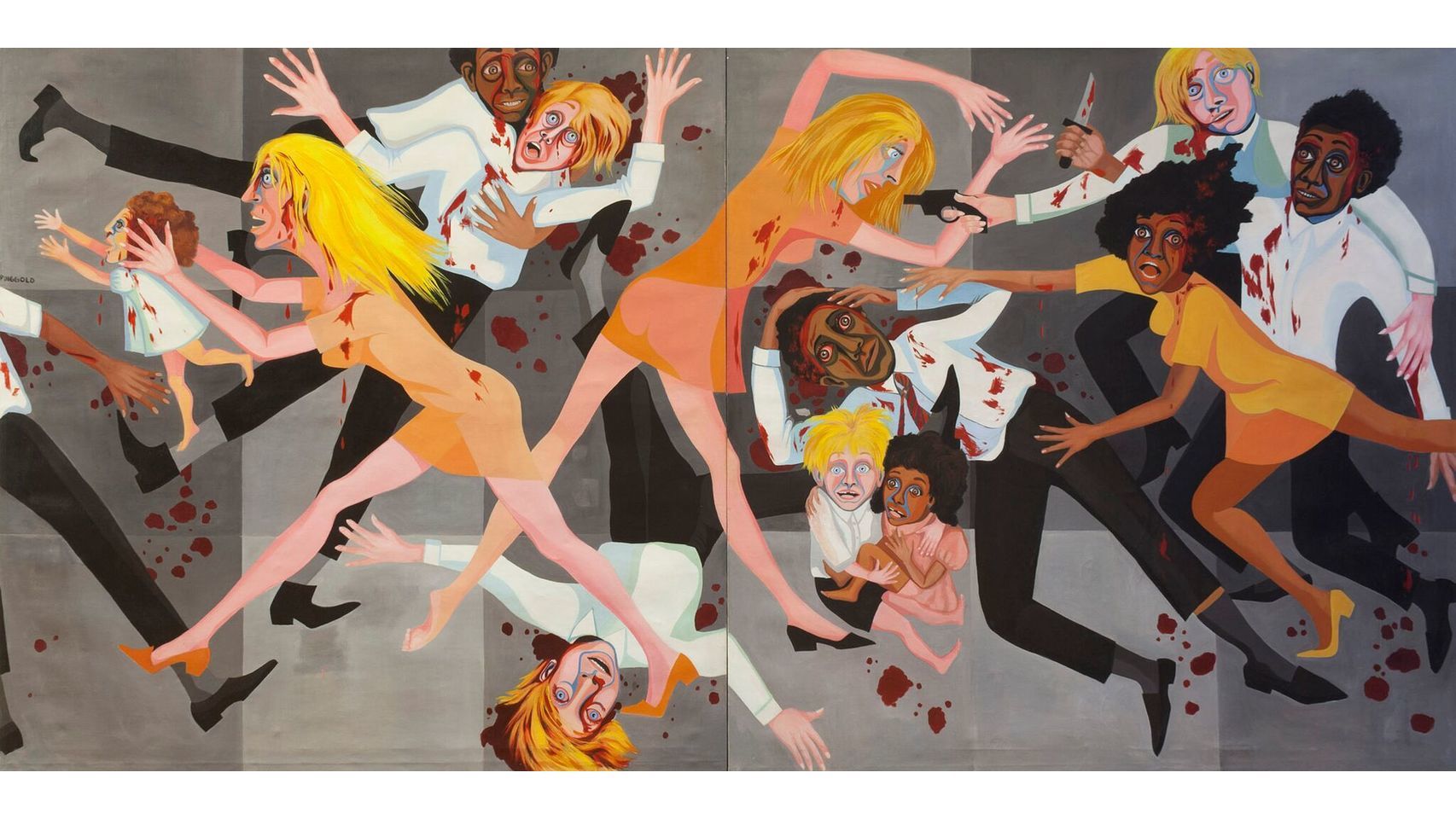 America People, Faith Ringgold (1967)
