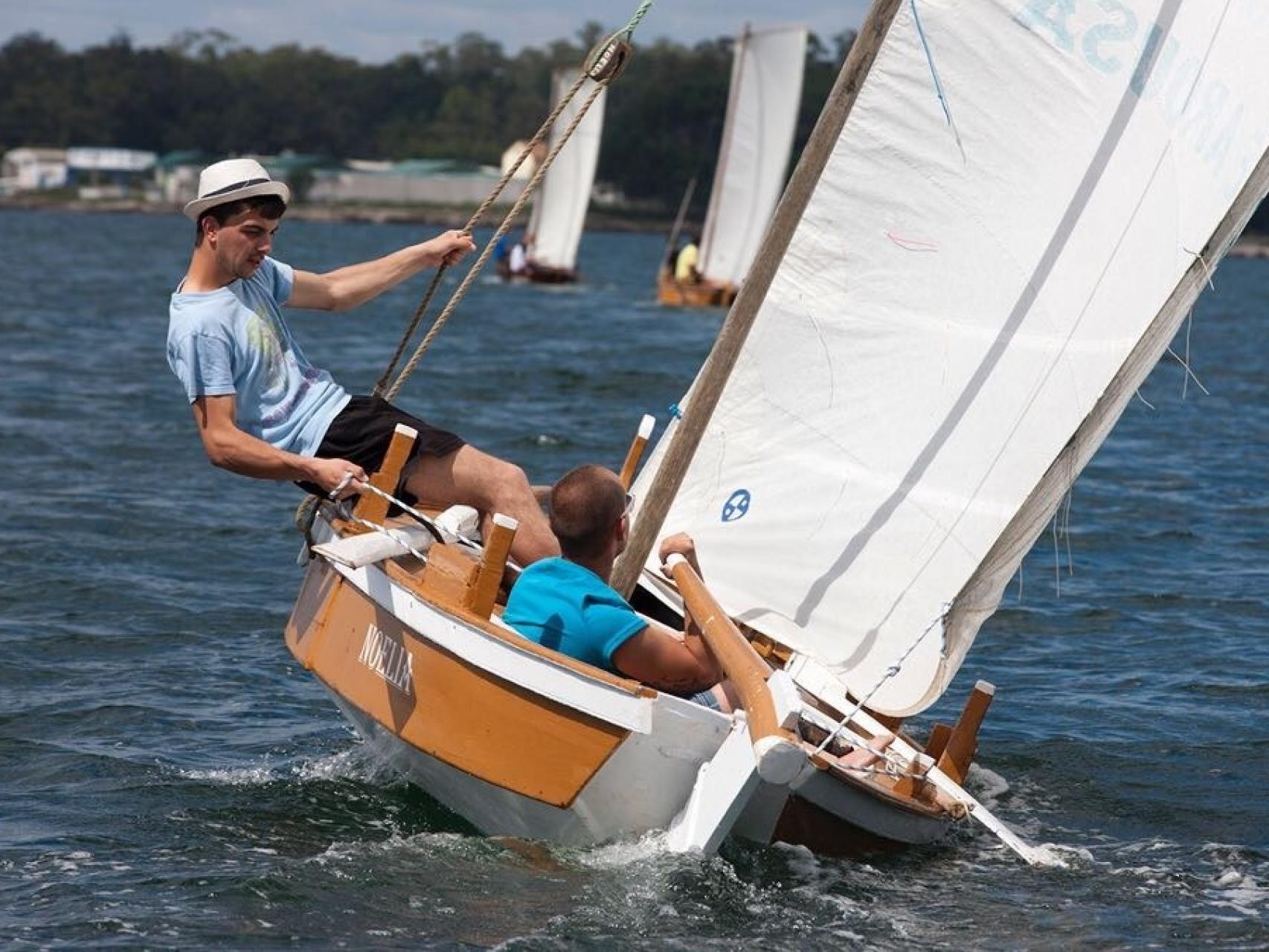 Una de las embarcaciones tradicionales en las rías.