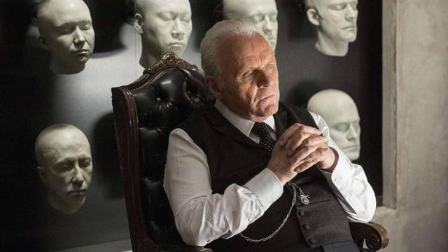 Anthony Hopkins en Westworld.