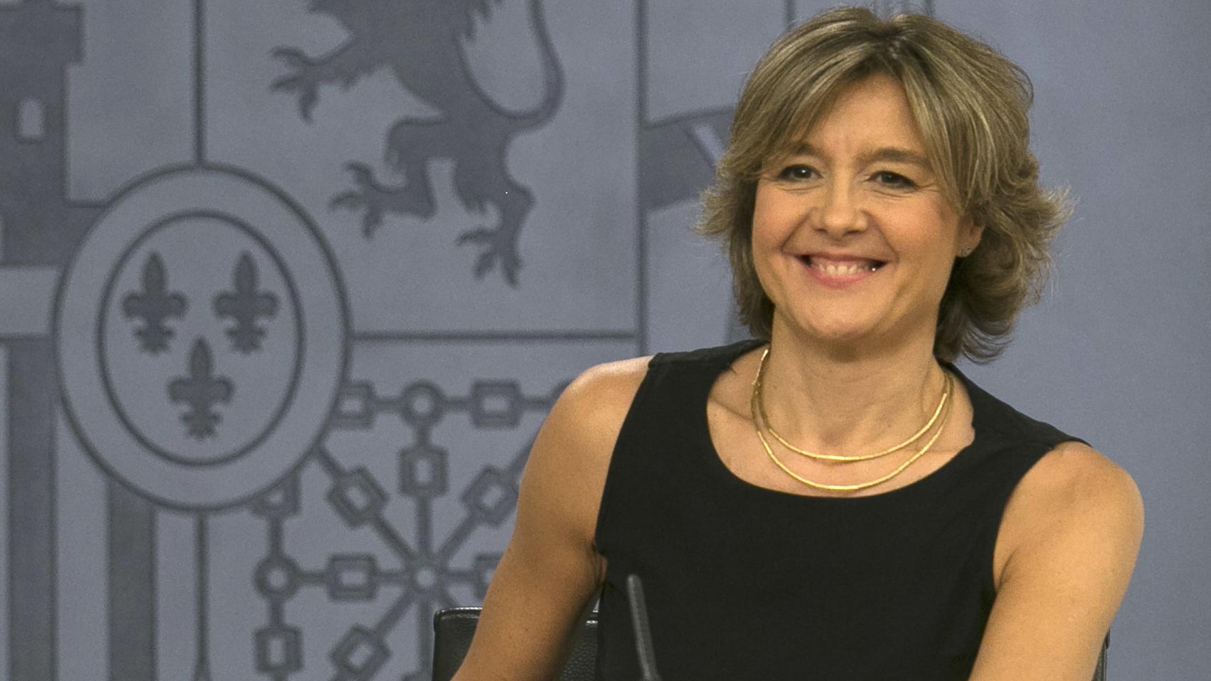 Isabel García Tejerina en el acto del Día de la Hispanidad de 2015.