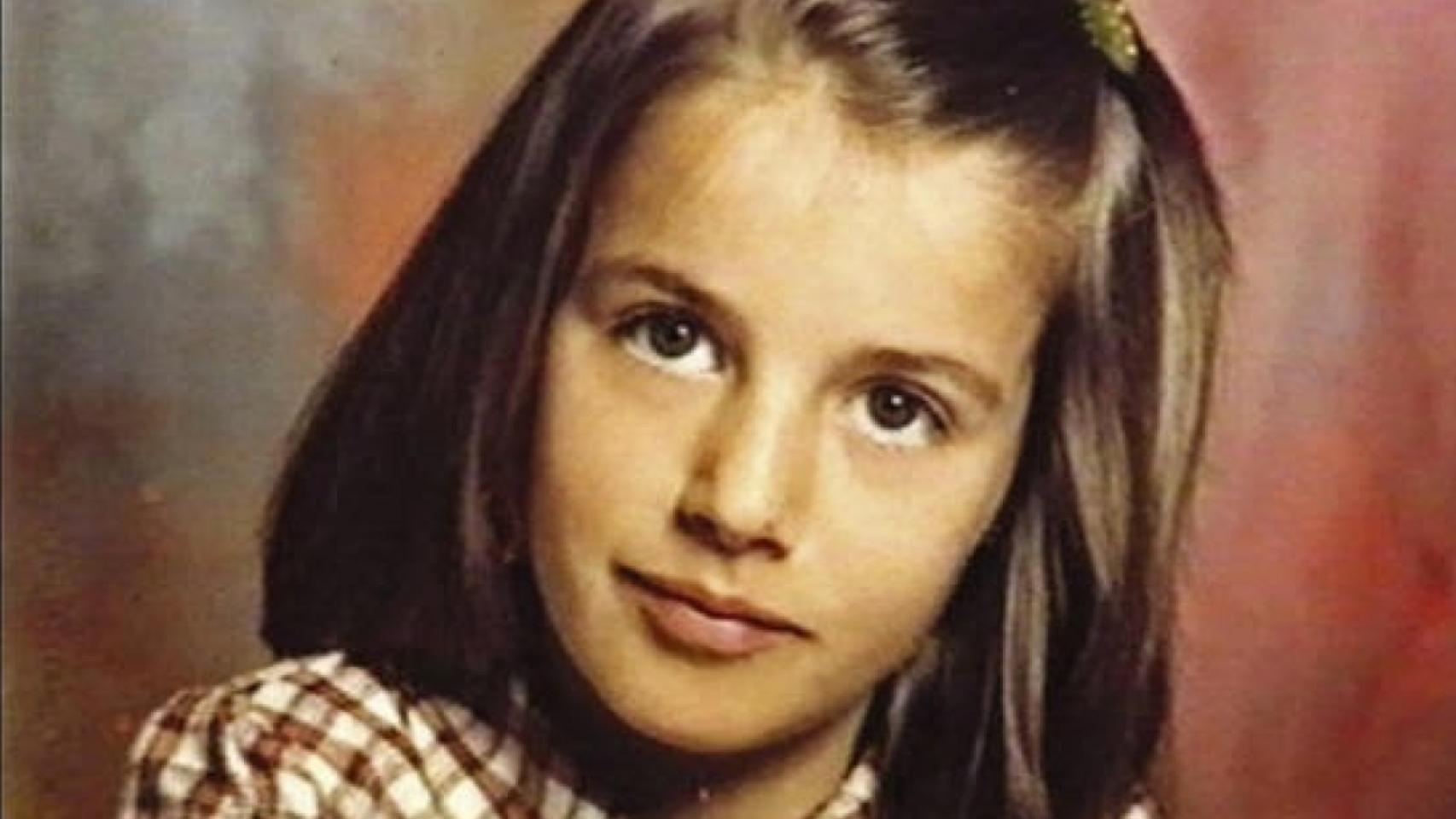Letizia Ortiz cuando era pequeña