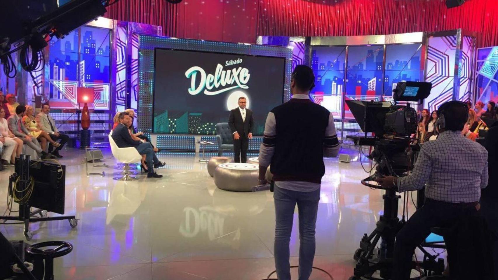 El plató de 'Sábado Deluxe'.