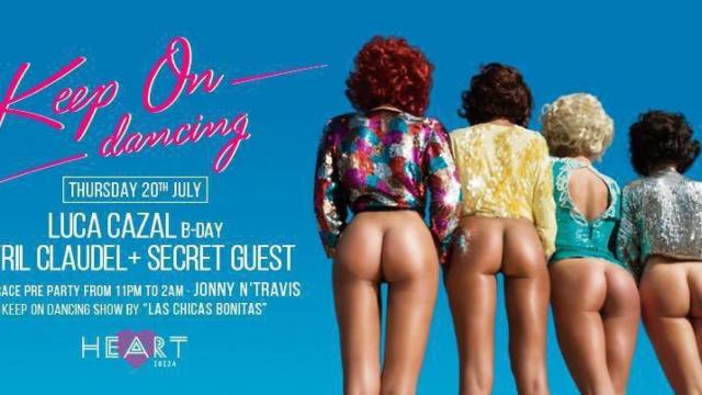 Cartel de Heart Ibiza retirado.