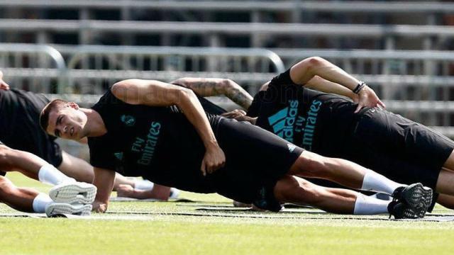 Morata se entrena como uno más en UCLA