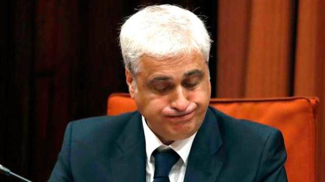 Germà Gordó en el Parlamento de Cataluña.