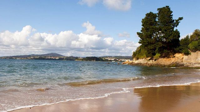 Playa de Gandarío, en la localidad coruñesa de Bergondo.