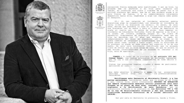 El juez Vázquez Taín ha absuelto a una madre que pegó una bofetada a su hijo.