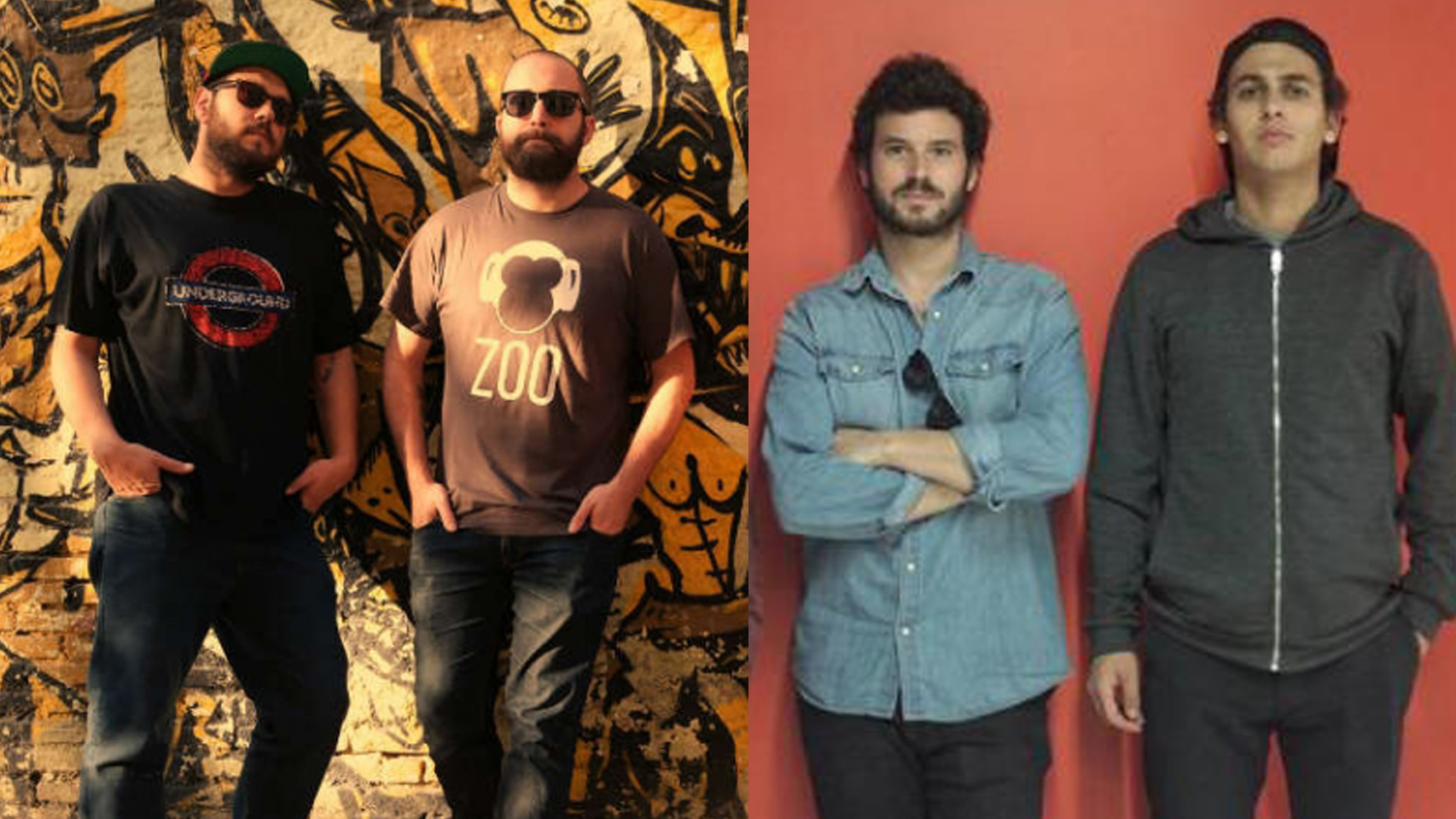 Los Chikos del Maíz y Taburete.