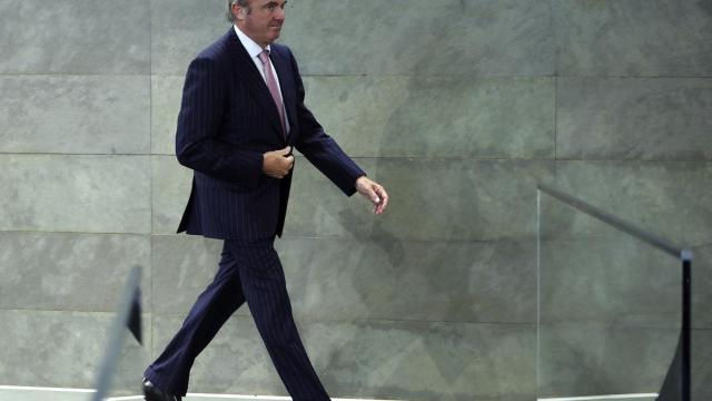El ministro de Economía, Industria y Competitividad Luis de Guindos.