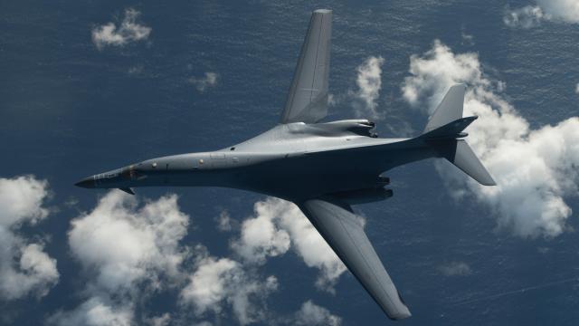 Uno de los bombarderos estadounidenses desplegados en Corea del Sur.