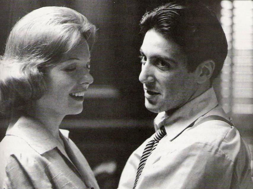 Diane Keaton y Al Pacino en El Padrino 2.