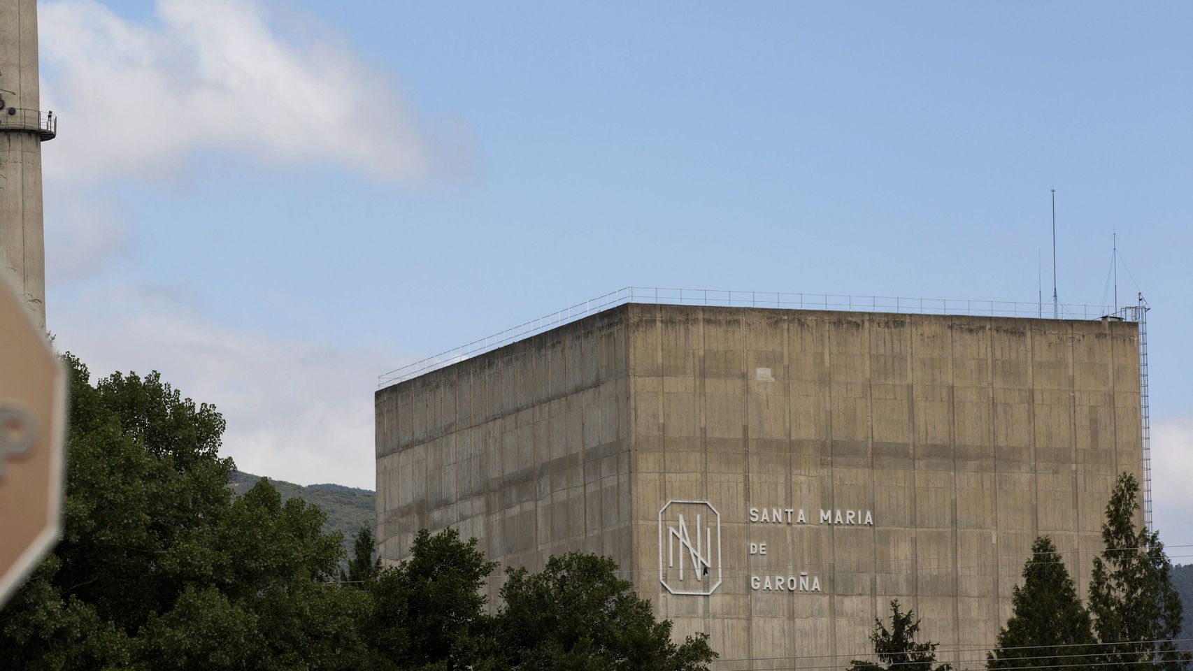 La central nuclear de Garoña.