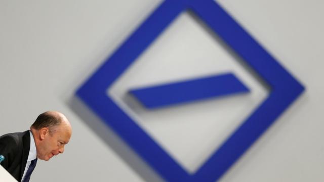 El CEO de Deutsche Bank, John Cryan, durante la junta general de accionistas.