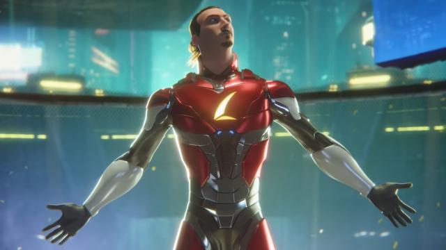 Zlatan Ibrahimovic en una de las pocas imágenes que han trascedido de su videojuego.