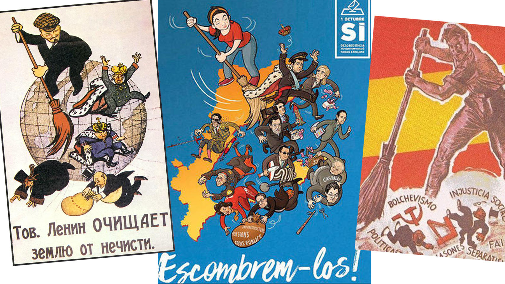 El partido independentista se ha inspirado en una metáfora bélica para su nuevo cartel.