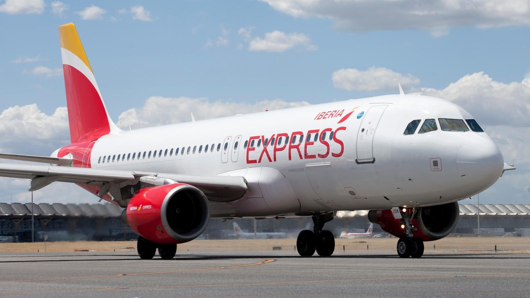 Uno de los Airbus A320 de Iberia Express.