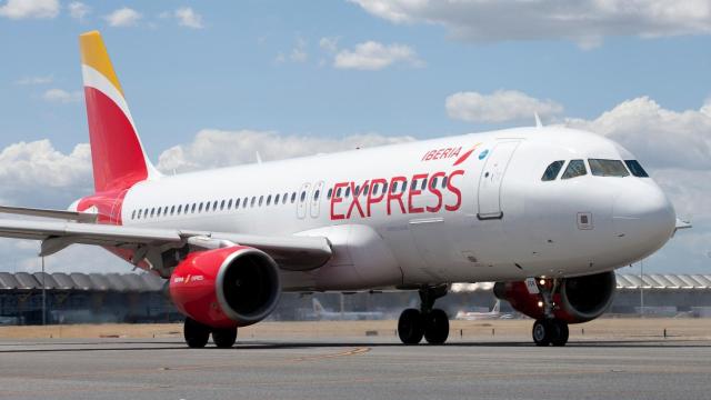 Uno de los Airbus A320 de Iberia Express.