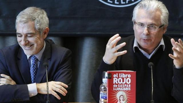 Gaspar Llamazares y Baltasar Garzón. EFE.