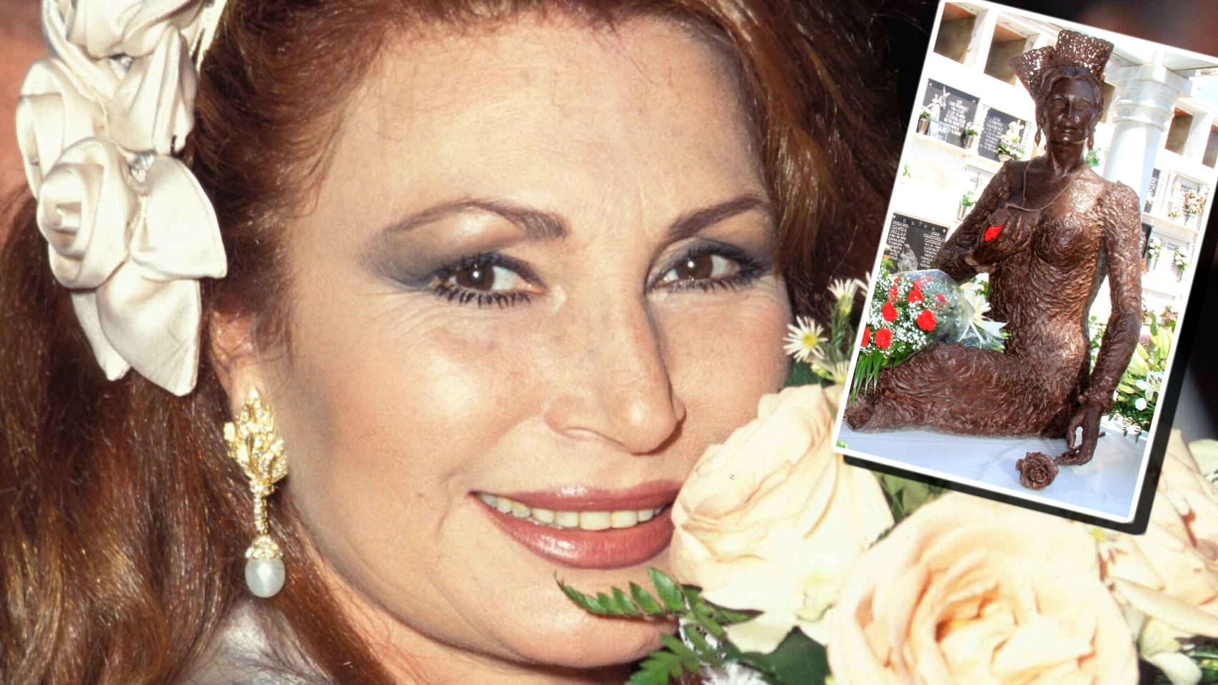 La cantante Rocío Jurado.