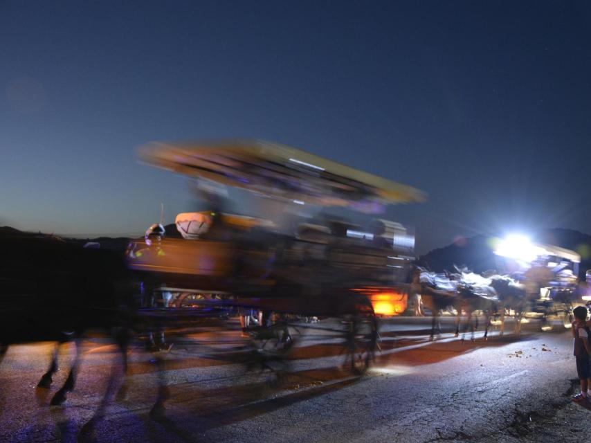 Llegando a la primera parada, Garruchal.