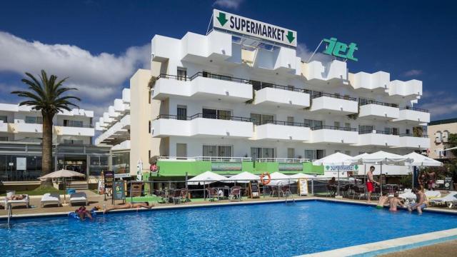 Imagen de los apartamentos Jet donde se ha producido el suceso.