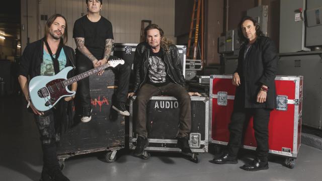 Fotografía promocional del grupo Maná.