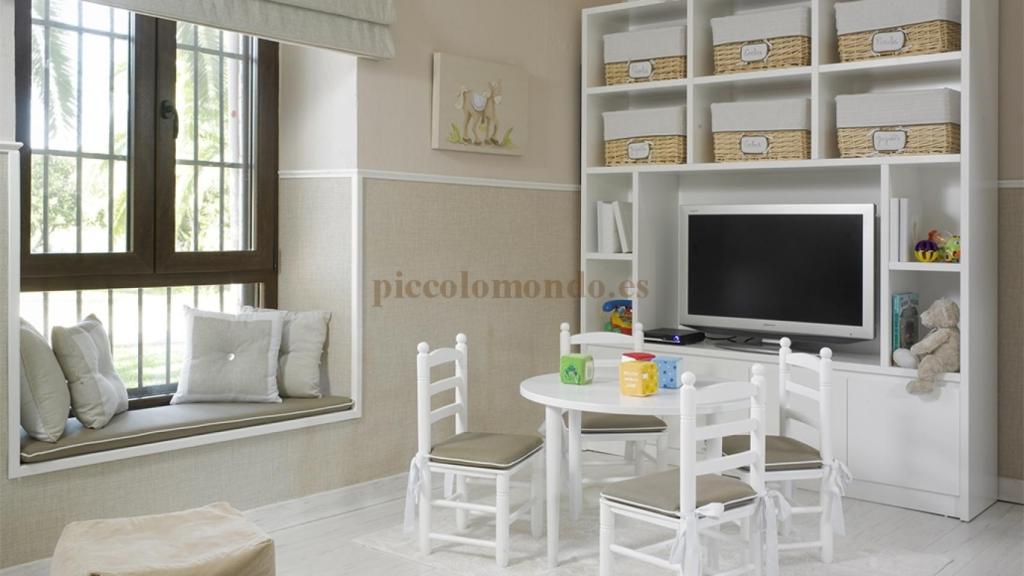 Una de las habitaciones que vende Paloma Cuevas en Piccolo Mondo