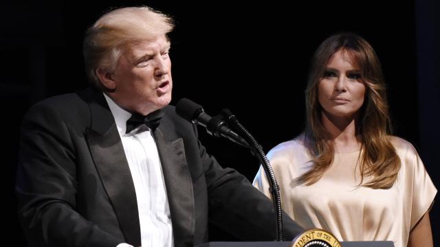 Melania y Donald Trump en una imagen de archivo.