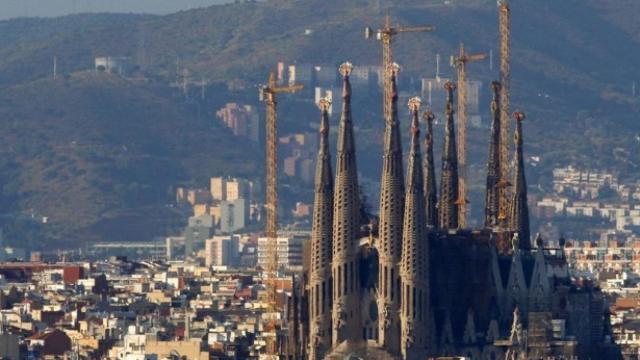 Imagen exterior de la Sagrada Familia