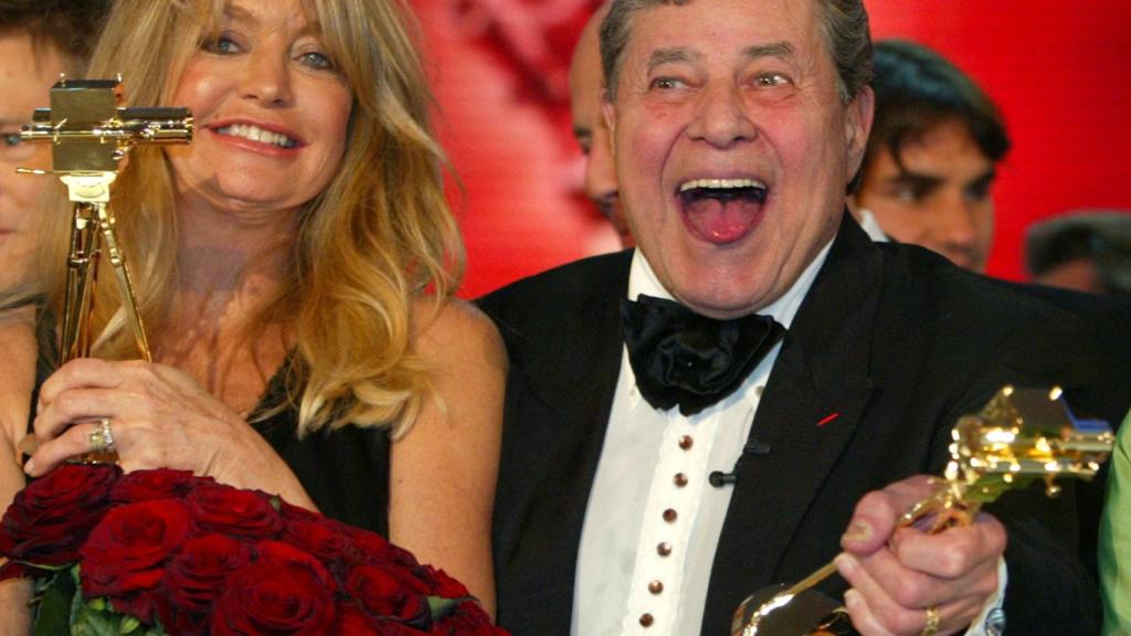 Jerry Lewis en una imagen de archivo en los Golden Kamera.