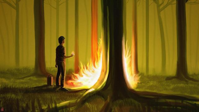 Xosé Ferreño Lata es el pirómano de los cuatro mecheros. Con ellos fue sorprendido in fraganti por la Guardia Civil en A Coruña