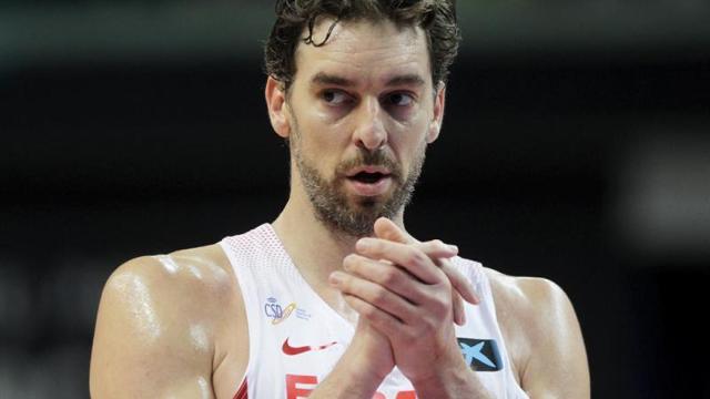 Gasol, en el partido contra Lituania.