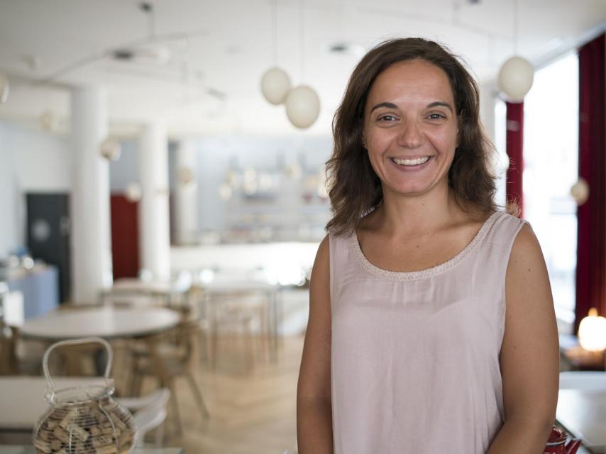 La secretaria general del PSOE-M, Sara Hernández, el jueves pasado en Madrid.