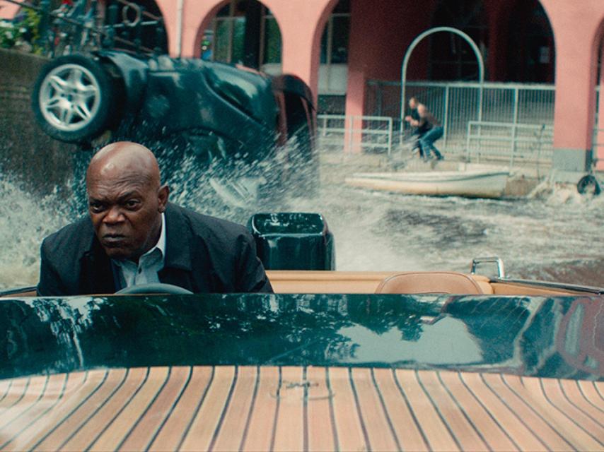 Samuel L.Jackson en 'El otro guardaespaldas'.
