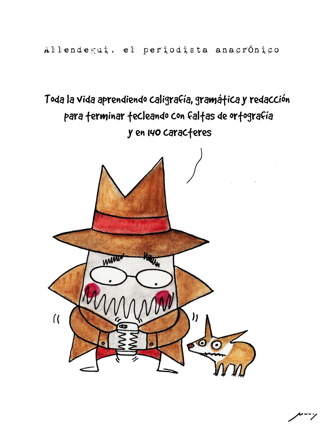 Allendegui, el primo periodista de Otto