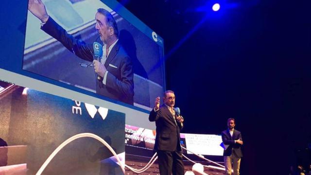 Carlos Herrera durante la presentación de la temporada 2017-2018 de Cope.