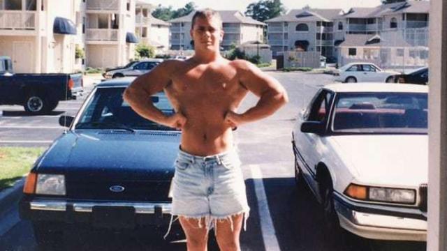 El autor William Giraldi hace unos años, cuando estaba más obsesionado que nunca por el culturismo.