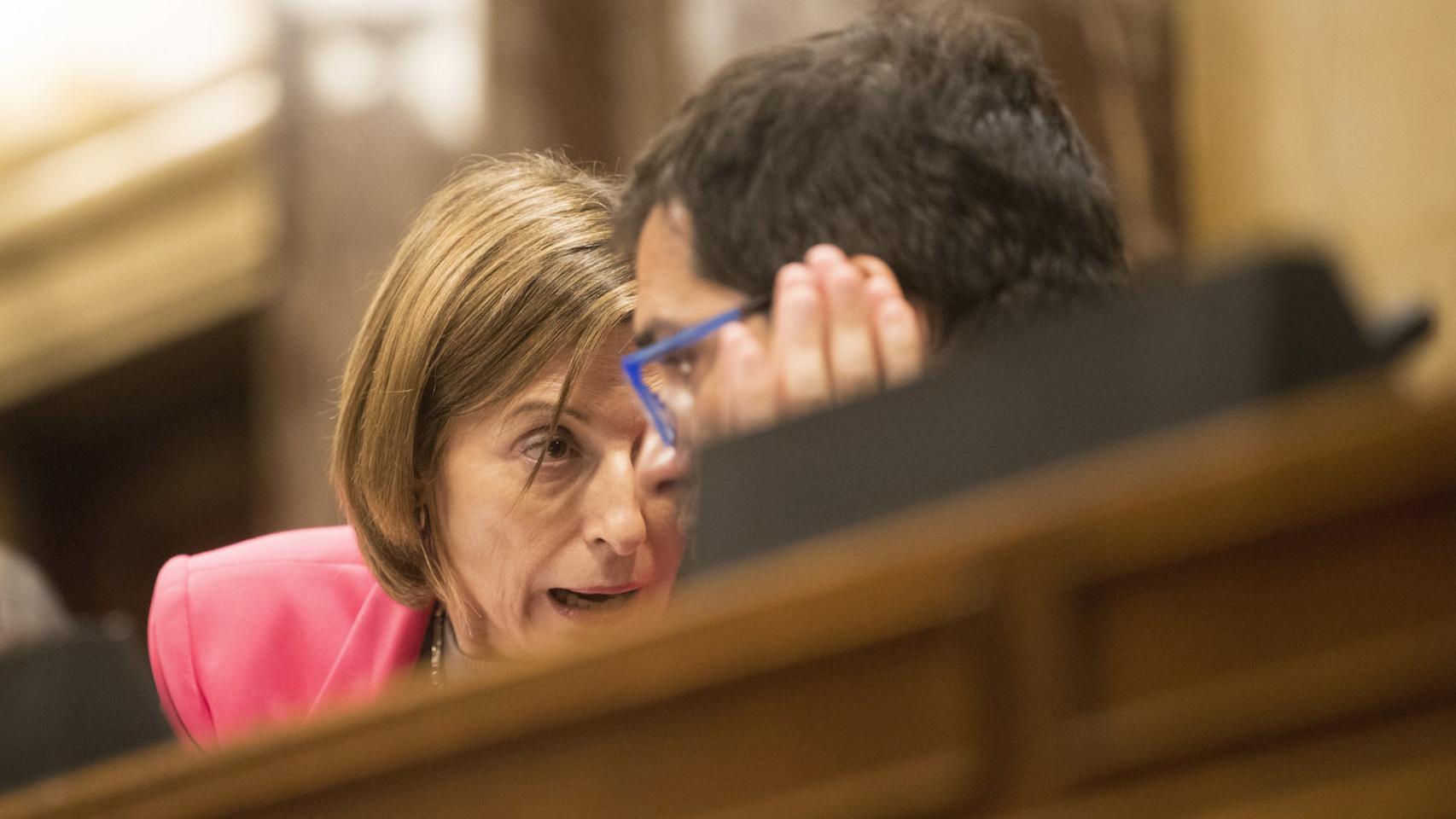Carme Forcadell, presidenta del Parlament, este miércoles.