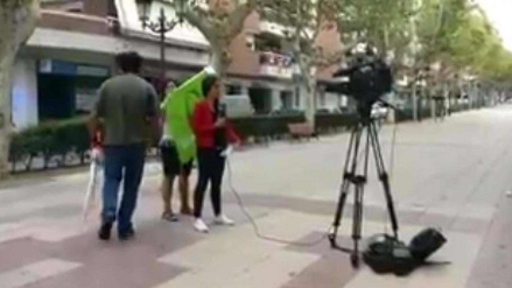 Imagen de la agresión.