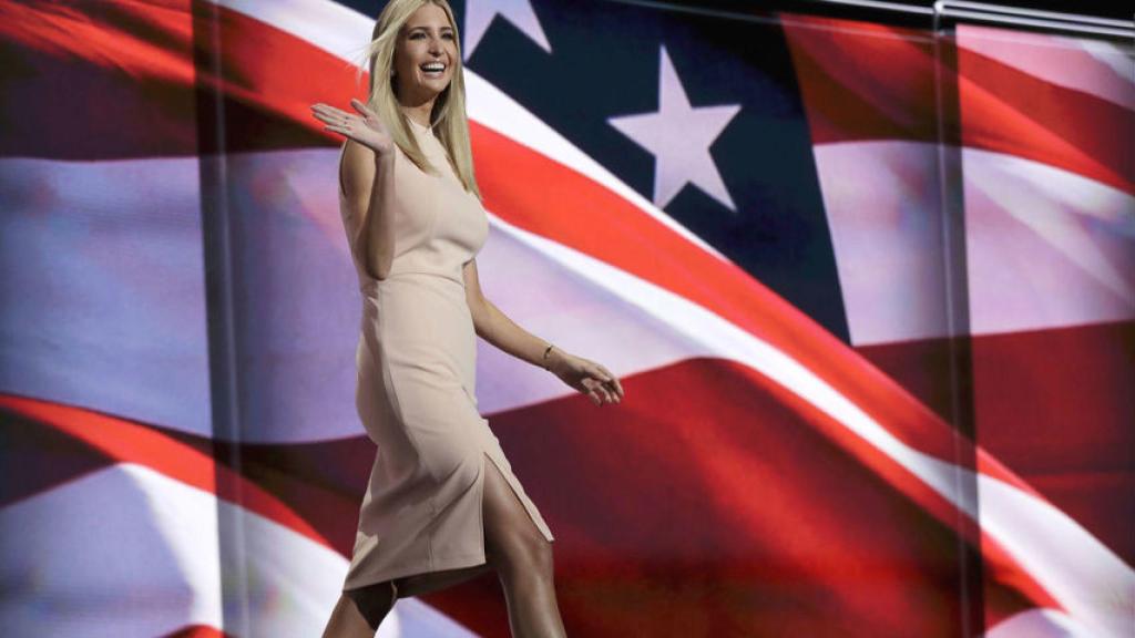 La hija y apoyo de Trump, Ivannka Trump.