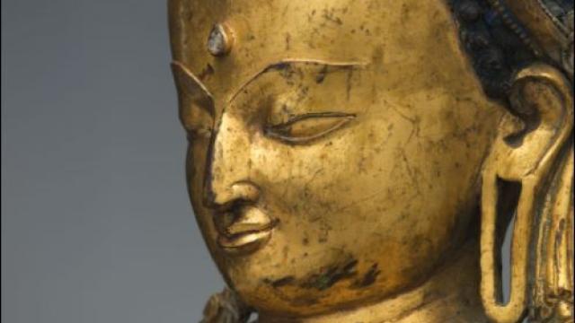 Cabeza del Buda de Cervera que ha vendido Christie's en Nueva York.