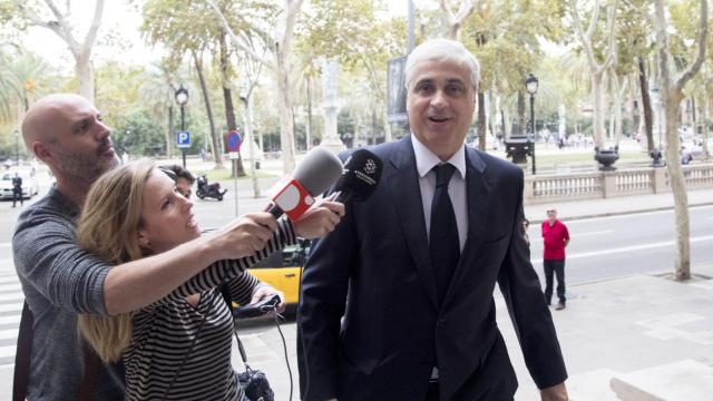 El exconseller Germá Gordó en otra comparecencia en el TSJC