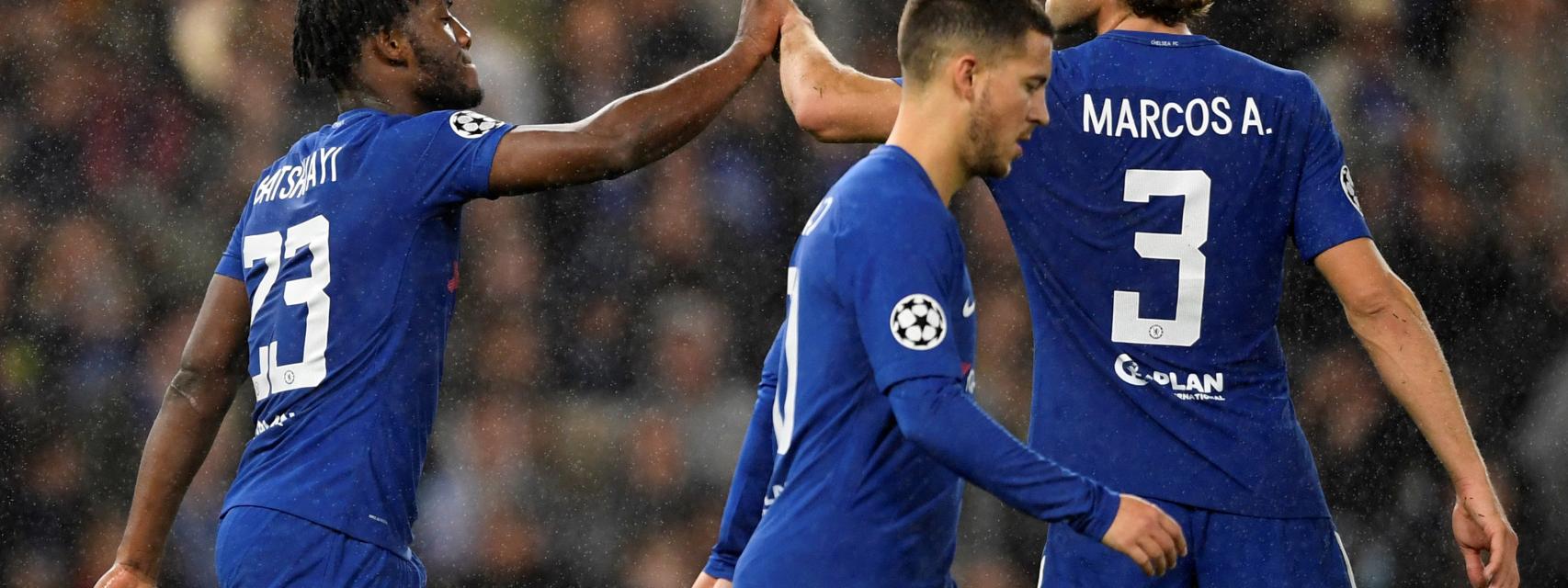 Jugadores del Chelsea en un partido.