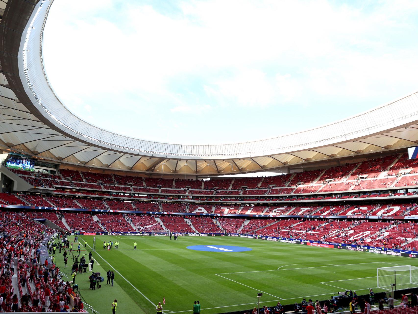 Una vista del Wanda Metropolitano.