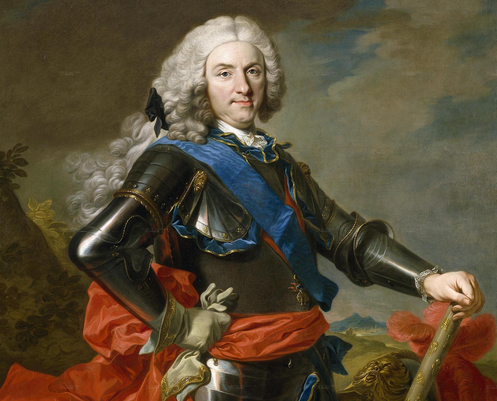 Felipe V por retratado por Louis Michel van Loo.