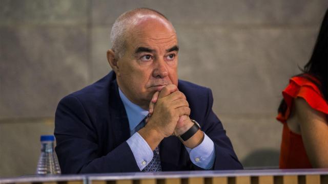 Alejandro de Vicente durante su Junta de Accionistas ordinaria en junio.