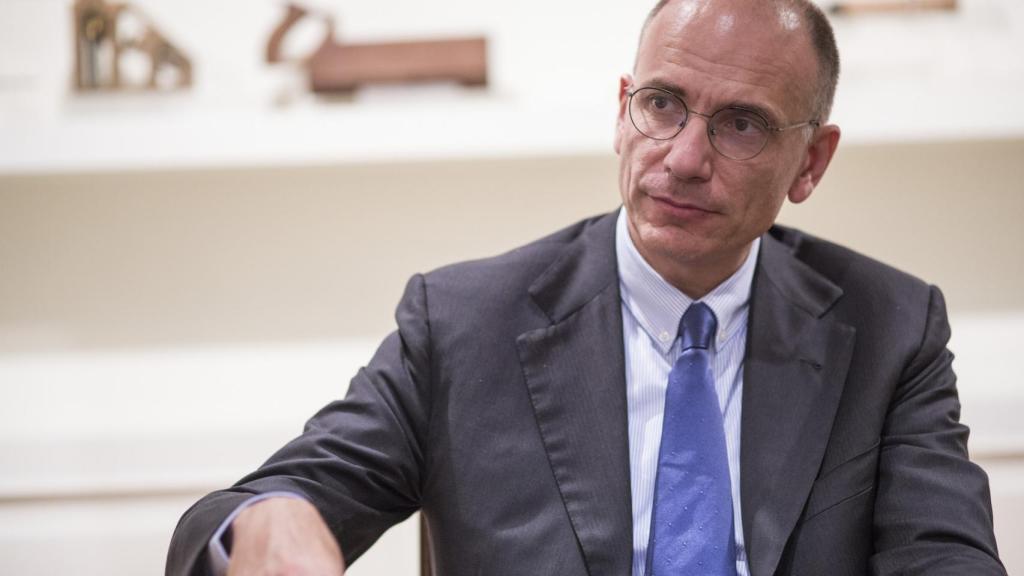 Letta, durante la entrevista en Madrid.