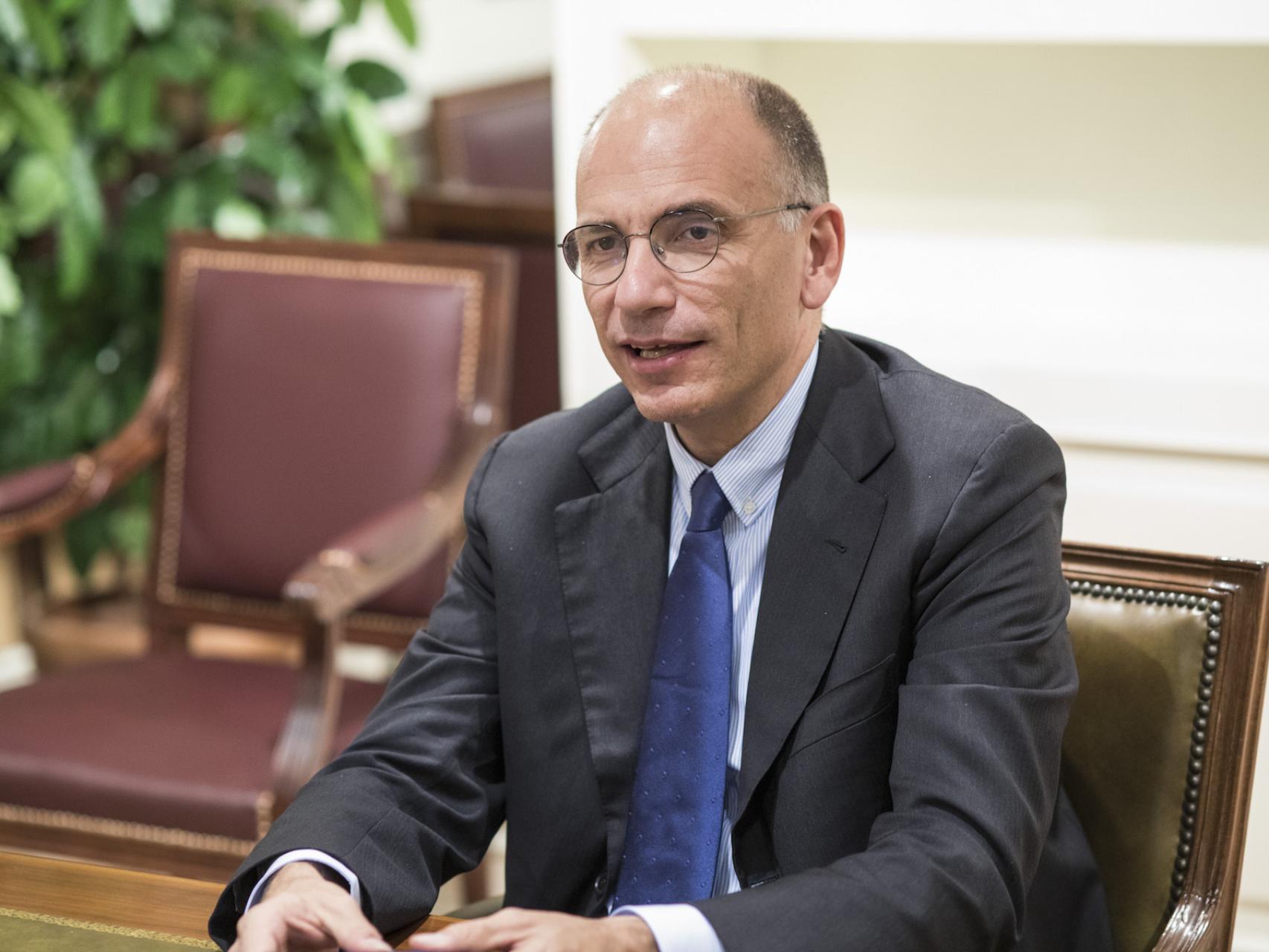 Enrico Letta, exprimer ministro de Italia y autor de 'Hacer Europa y no la guerra'.
