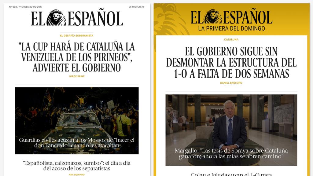 Los suscriptores recibirán La Primera del Domingo a partir del próximo 30 de septiembre.