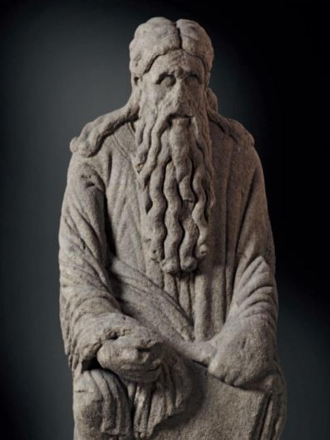 La escultura de Abraham en poder de los Franco.